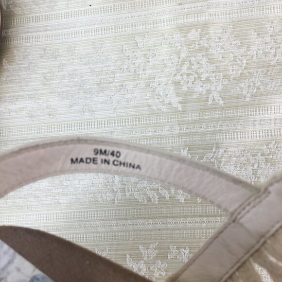 Lucky Brand Kemmer Boho Crochet Wedge Sandals 9M - Picture 7 of 8